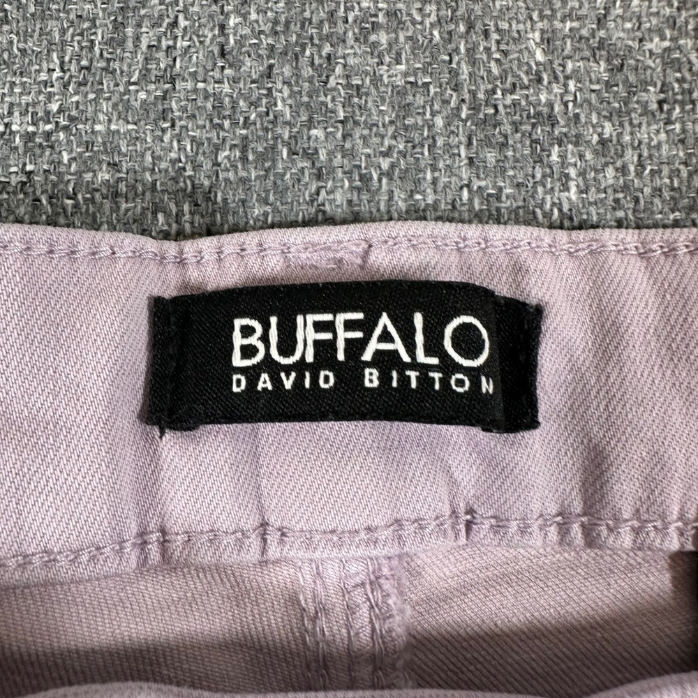 Buffalo David Bitton Aubrey High Rise Ankle Grazer Jeans Mauve Purple Womens 10 - Picture 3 of 9